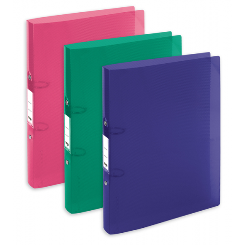 A4 Large Ring Binder Bright Clearview Colours