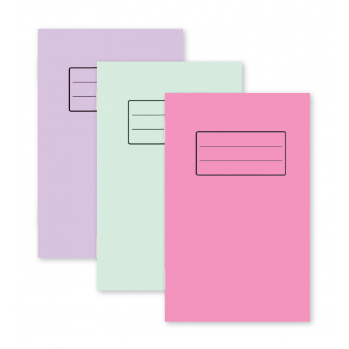 Slim Pastel Card Cover Exercise Books