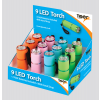 9 LED Torch 4 Colours