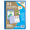 A4 Display Book 10 Pocket Blue