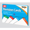 Revision Cards 6 x 4" Coloured 40 Box