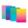 A4 Twinwire 2 Tone Notebook 4 Assorted Colours