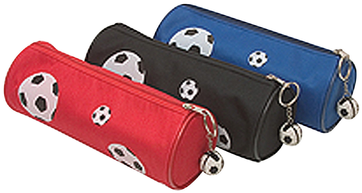 Tiger Stationery Football Cylinder Pencil Case Assorted