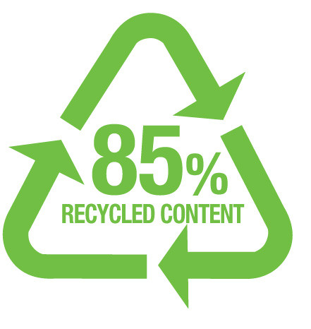 85% Recycled Content